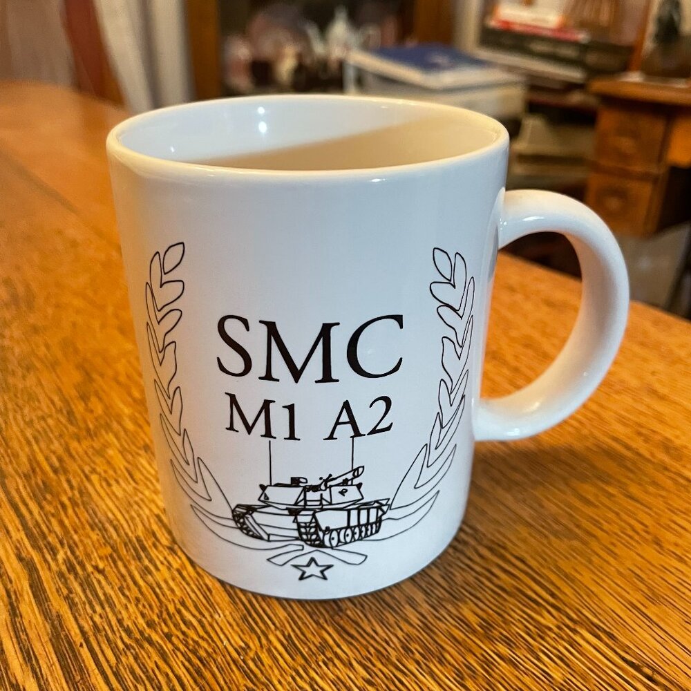 Vintage Specific Manufacturing Capability SMC M1 A2 Tank INL Coffee Cup Mug